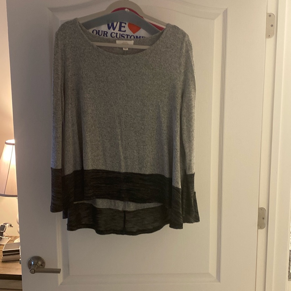 Cute long sleeve swing top